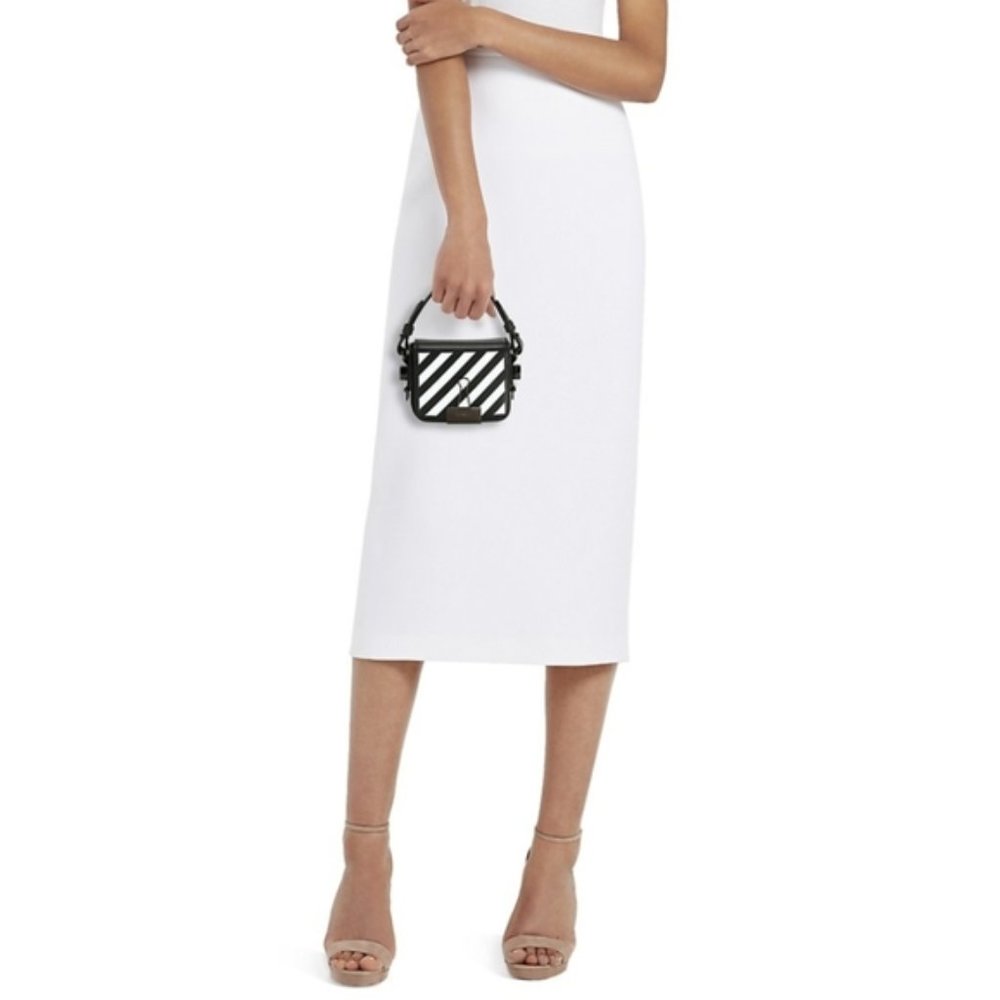 NWT$825 Off-White Baby Diagonal Binder Clip Leather Bag - Picture 14 of 16